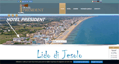 Desktop Screenshot of hotelpresidentjesolo.com